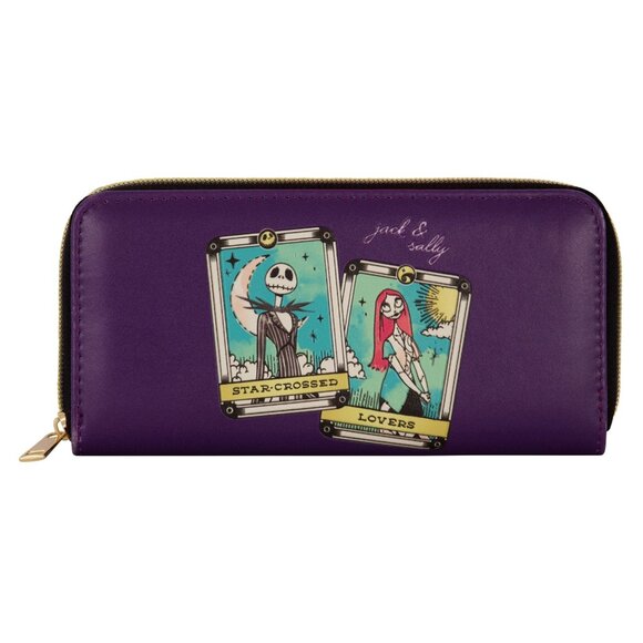 Nightmare Before Christmas Jack and Sally Star Crossed Lovers Tarot Wallet - Picture 6 of 6